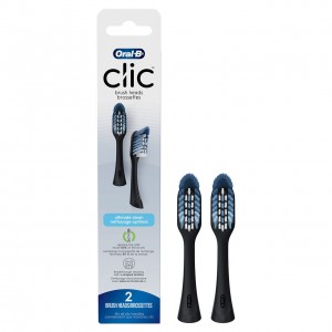 Oral-B Clic Toothbrush Whitening Andre Børstehoveder Sort | DK_OB94887