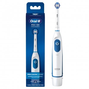 Oral-B Pro 100 Precision Clean Pro-serien Hvide Blå | DK_OB28778