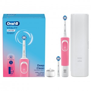 Oral-B Vitality Limited Rechargeable Pro-serien Hvide Lyserød | DK_OB38680