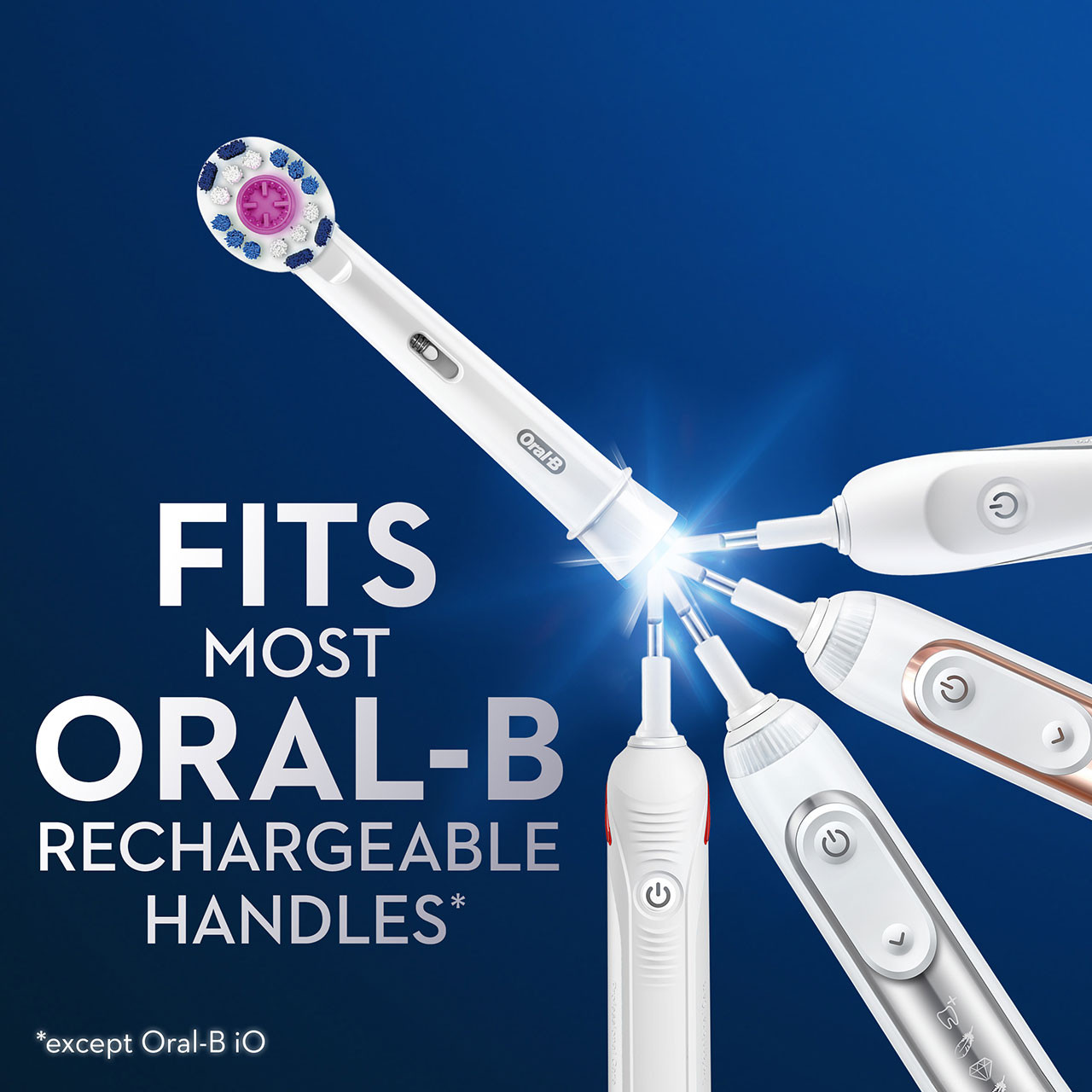 Oral-B 3D White Electric Toothbrush Andre Børstehoveder Hvide | DK_OB37305