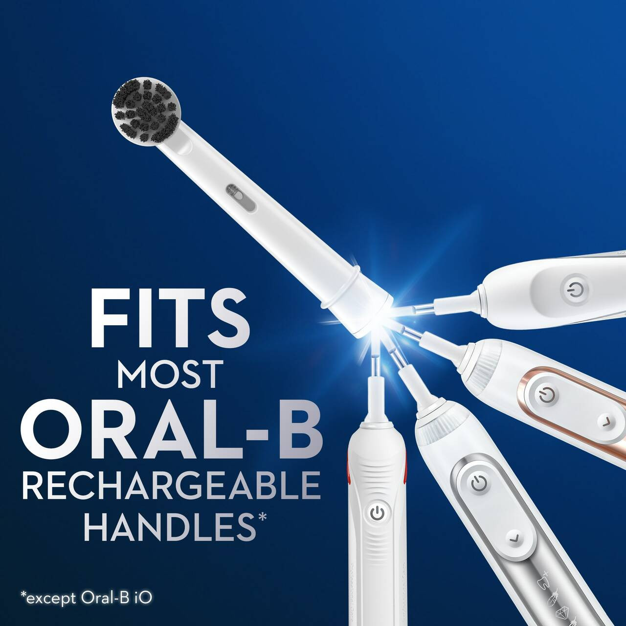 Oral-B Charcoal bristles Andre Børstehoveder Grå | DK_OB17202