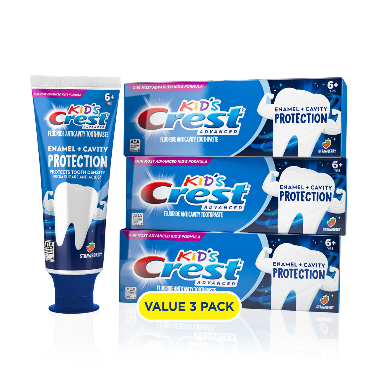 Oral-B Crest Enamel + Cavity Protection Udskiftningsbørstehoveder Blå | DK_OB37775