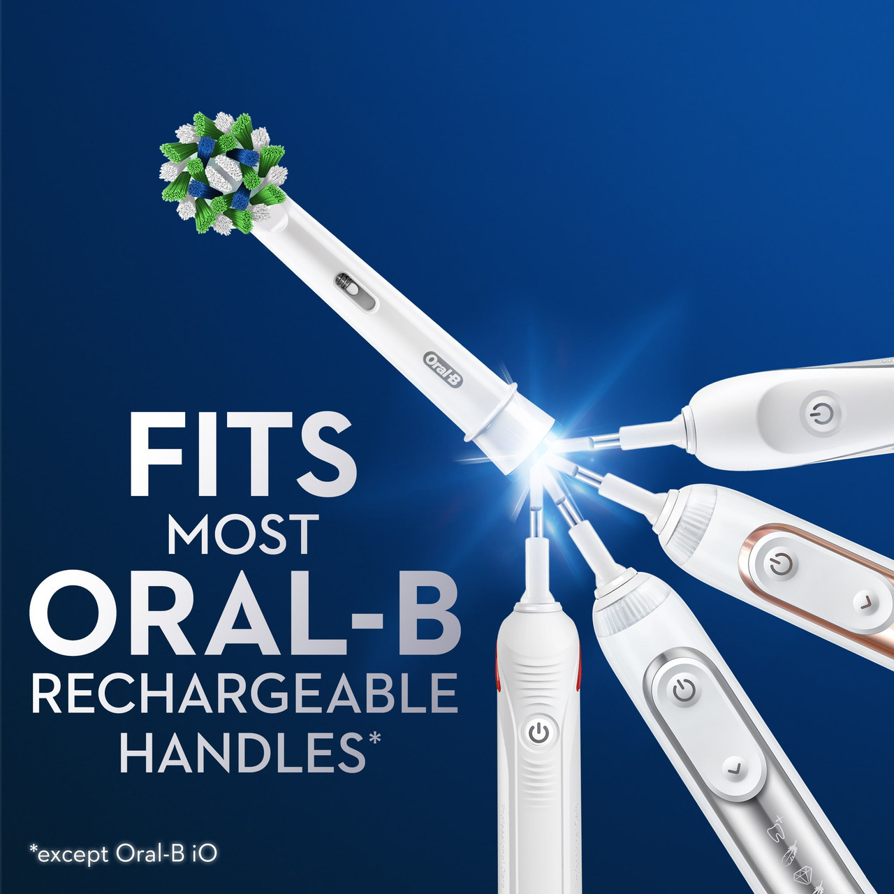 Oral-B CrossAction X-Filament Andre Børstehoveder Hvide | DK_OB32888