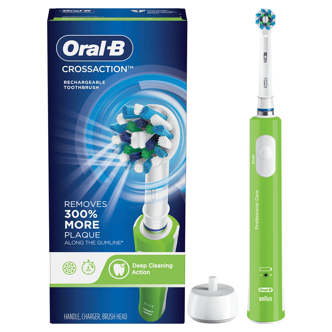 Oral-B Cross Action Pro-serien Grøn | DK_OB22177