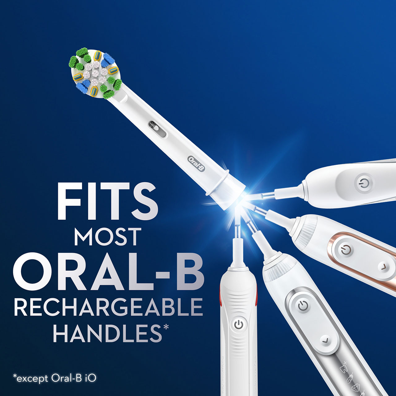 Oral-B FlossAction X-Filament Andre Børstehoveder Hvide | DK_OB89932