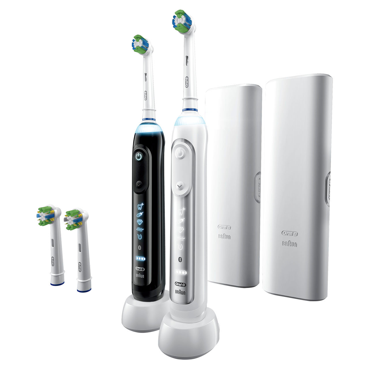 Oral-B Genius 6000 Rechargeable Genius-serien Sort Hvide | DK_OB88124