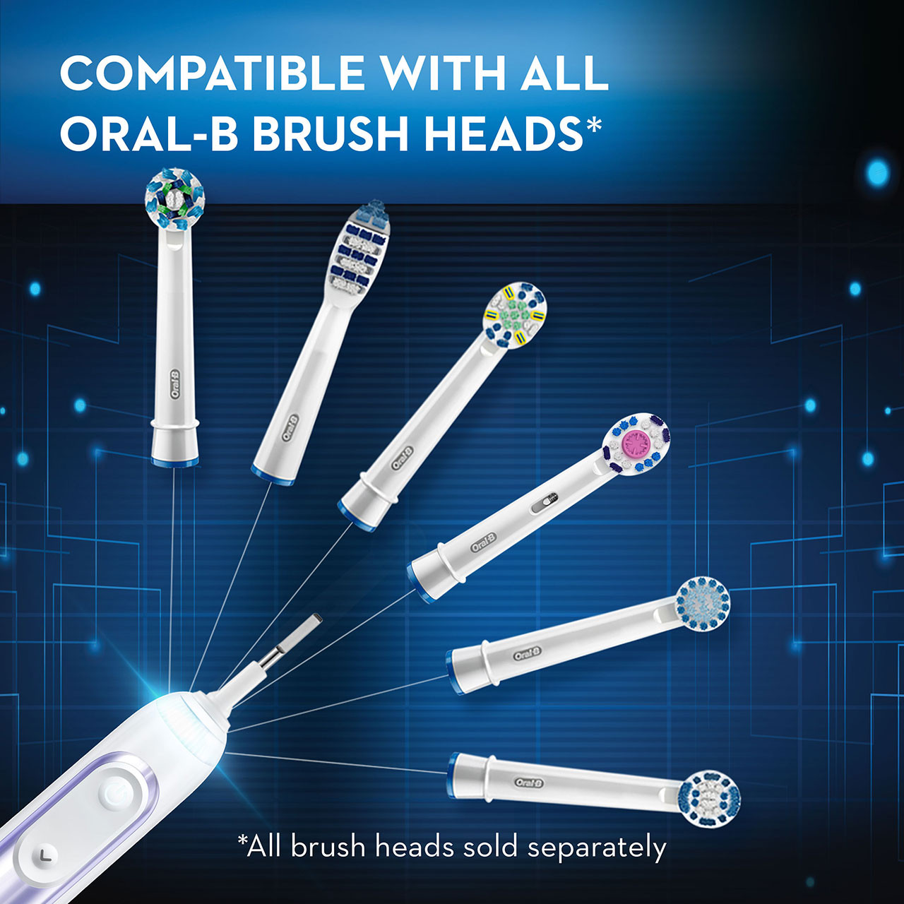 Oral-B Genius 7500 Rechargeable Genius-serien Lilla | DK_OB85391