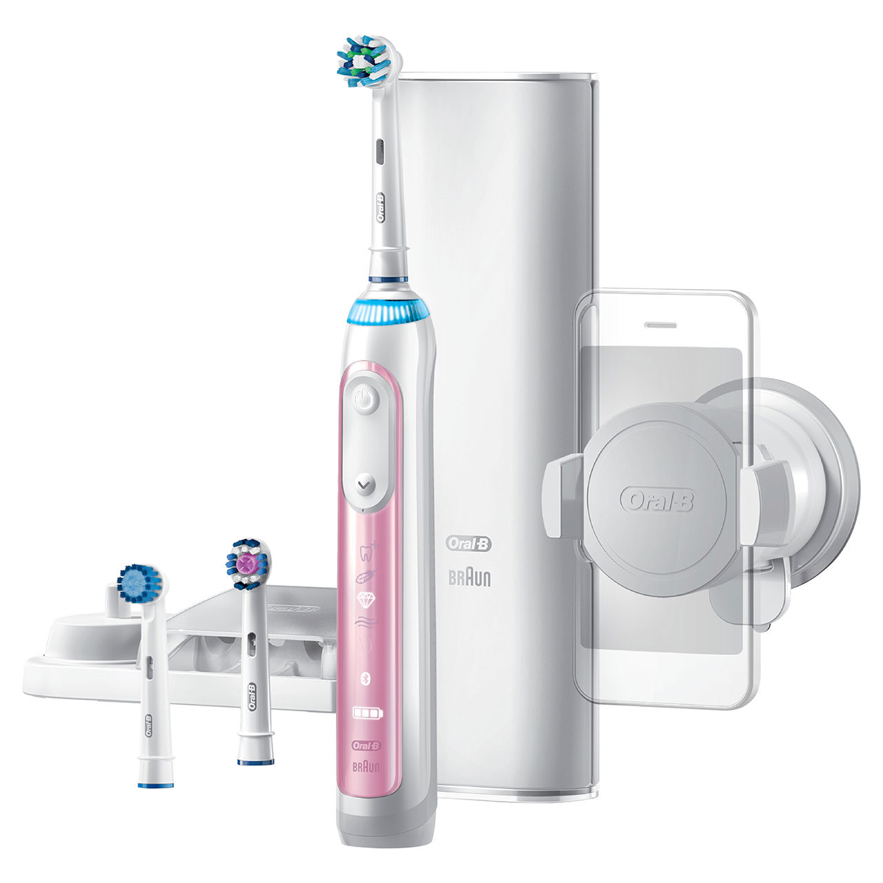 Oral-B Genius 8000 Rechargeable Genius-serien Lyserød | DK_OB30217