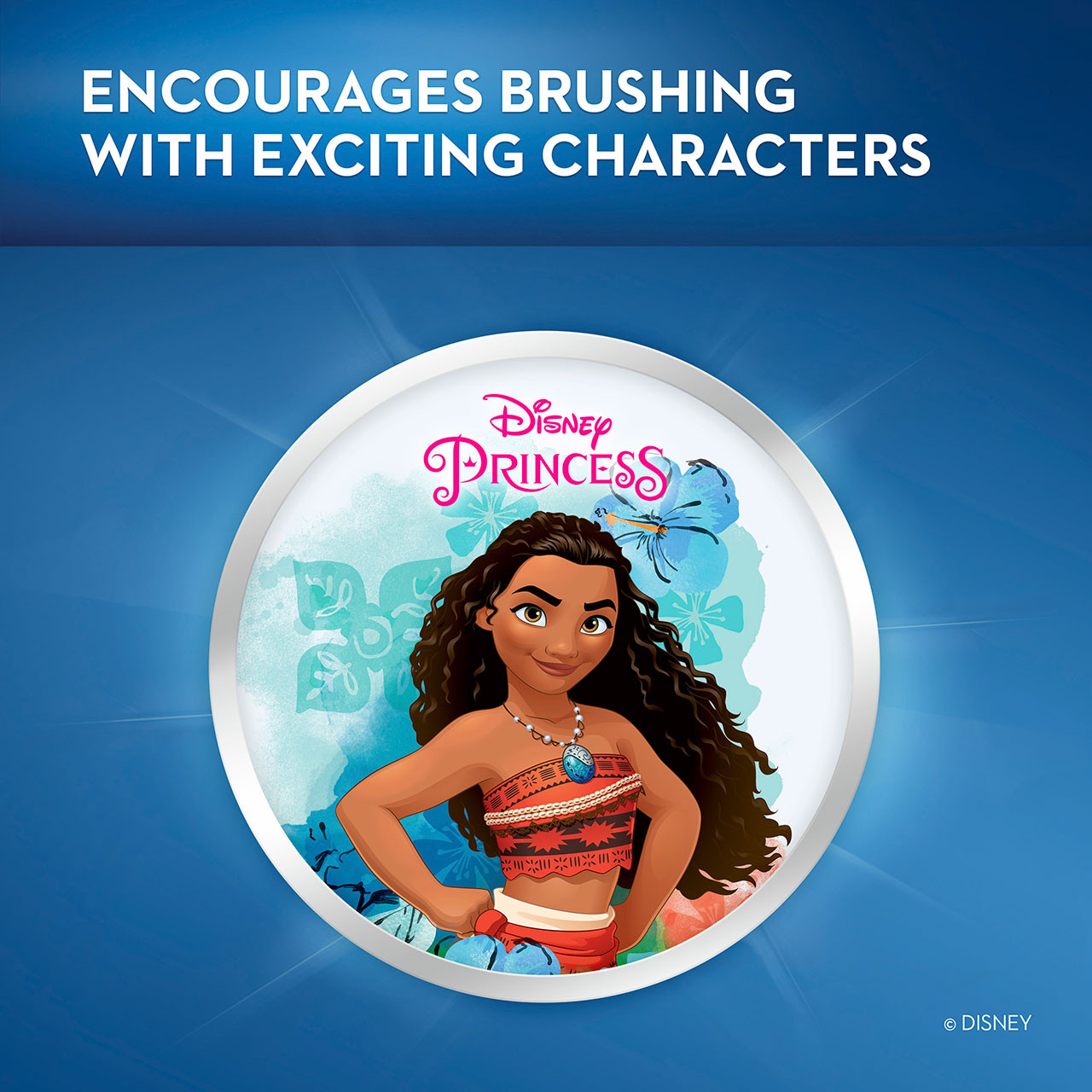 Oral-B Kids Princess Moana Bunter Rød | DK_OB39260