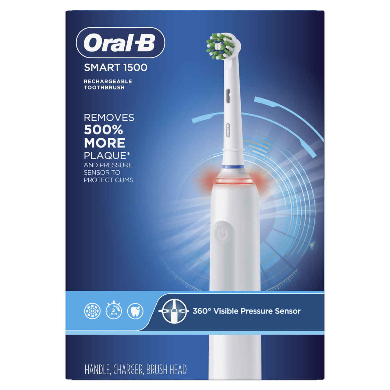 Oral-B Smart 1500 Power Rechargeable Smart-serie Hvide | DK_OB56371