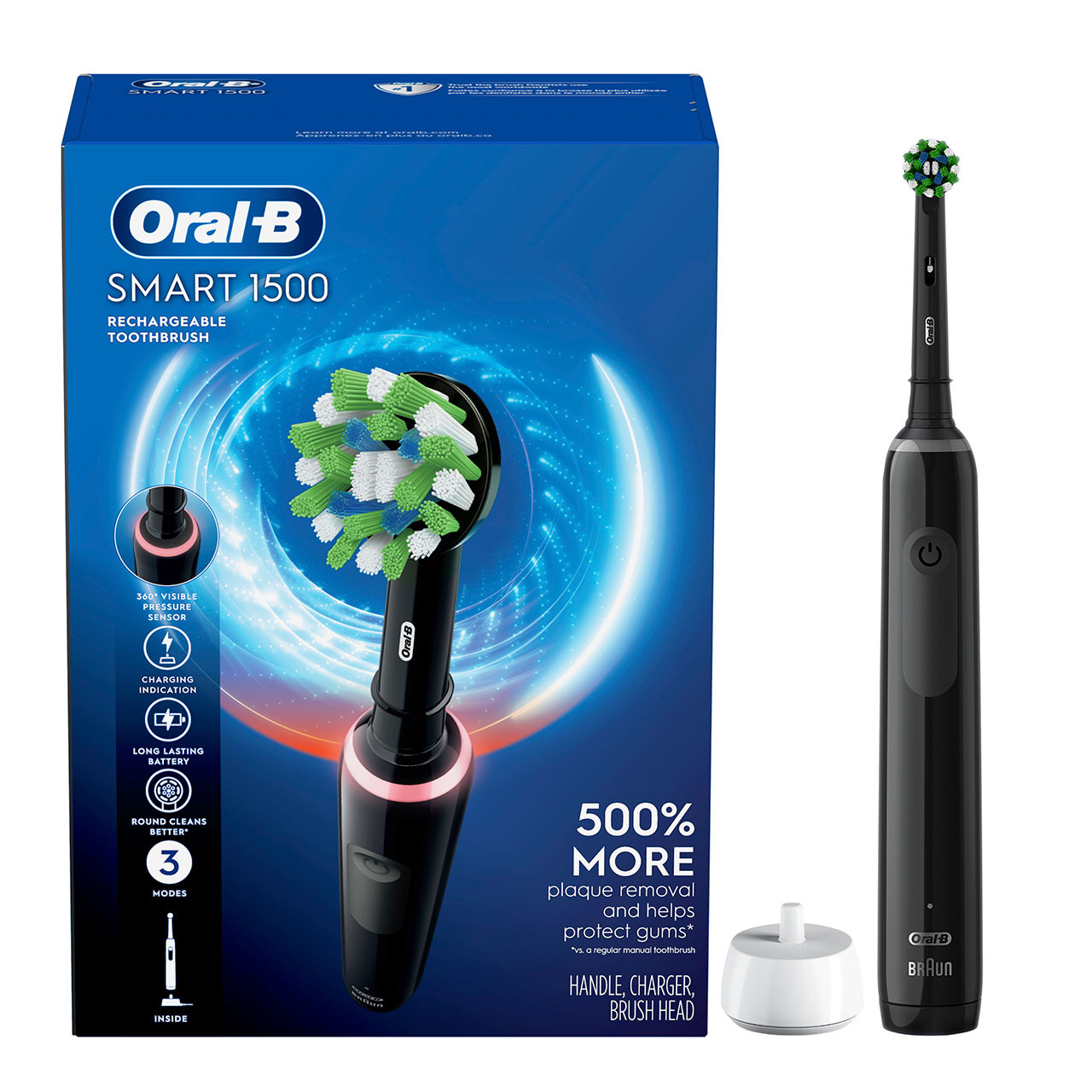 Oral-B Smart 1500 Smart-serie Sort | DK_OB26699