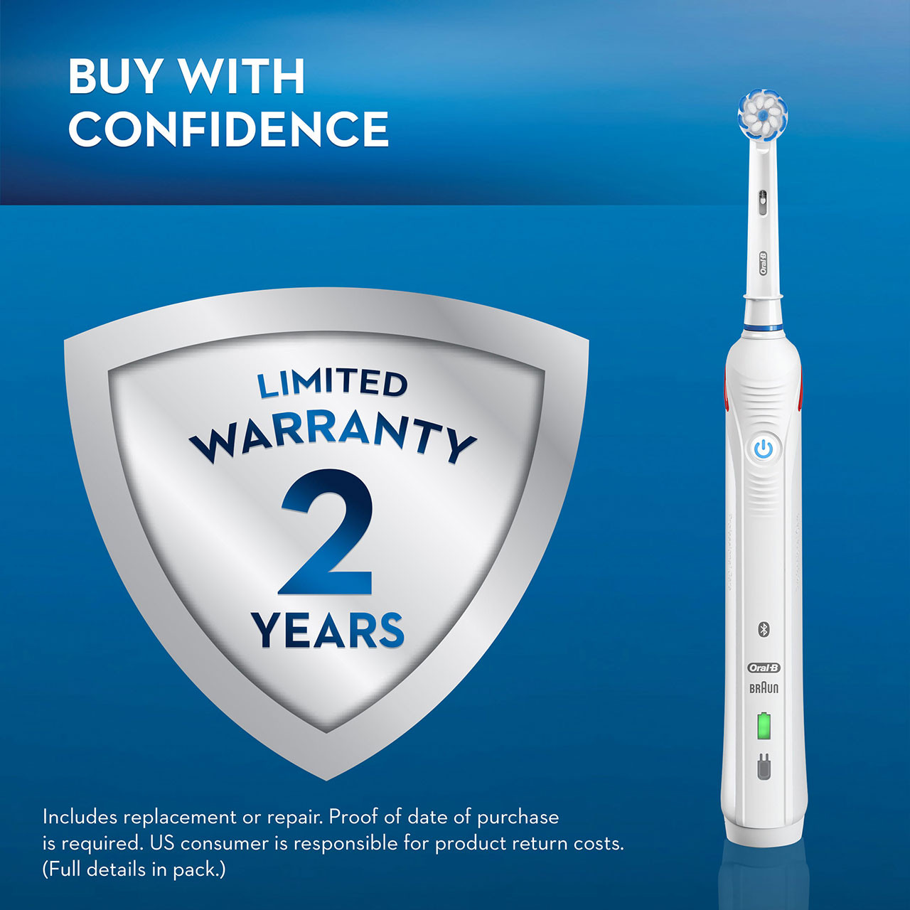 Oral-B Smart 4000 Rechargeable Smart-serie Hvide | DK_OB32036