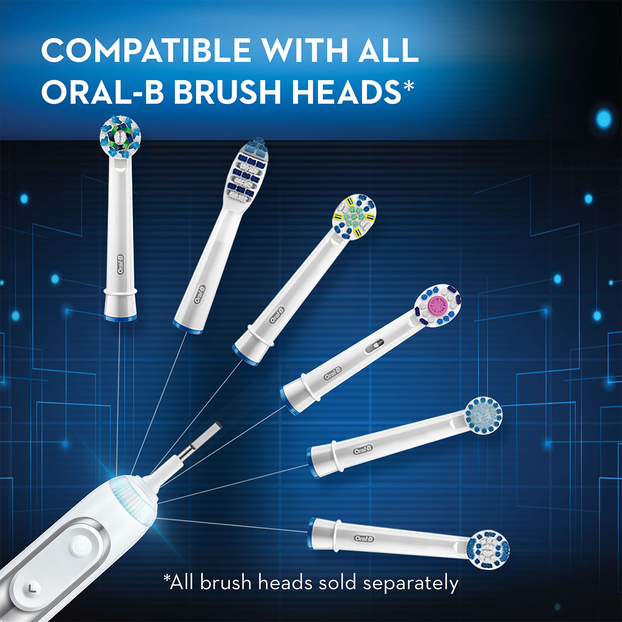 Oral-B Smart 5000 with Bluetooth Smart-serie Hvide | DK_OB19574