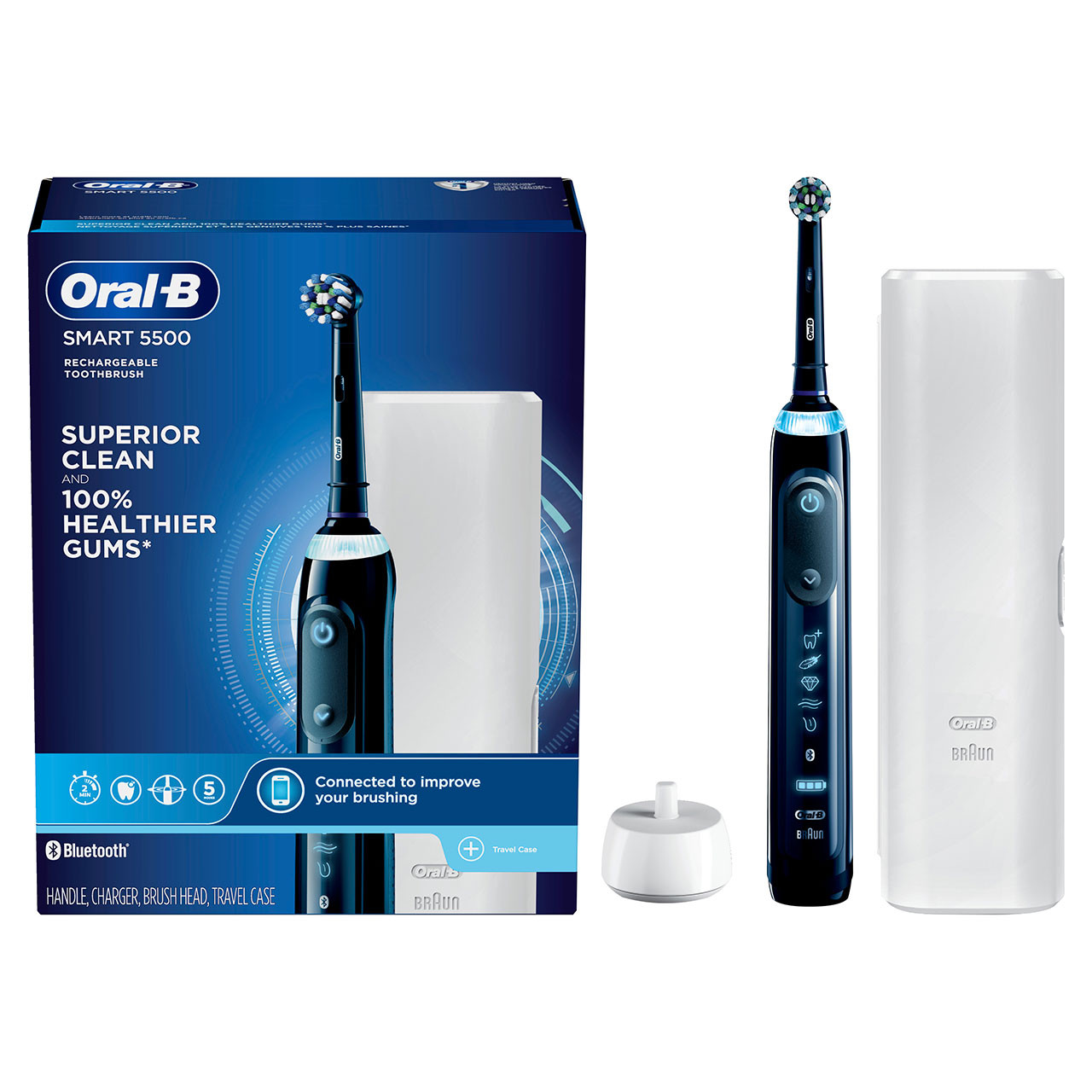 Oral-B Smart 5500 with Bluetooth Smart-serie Blå | DK_OB87113