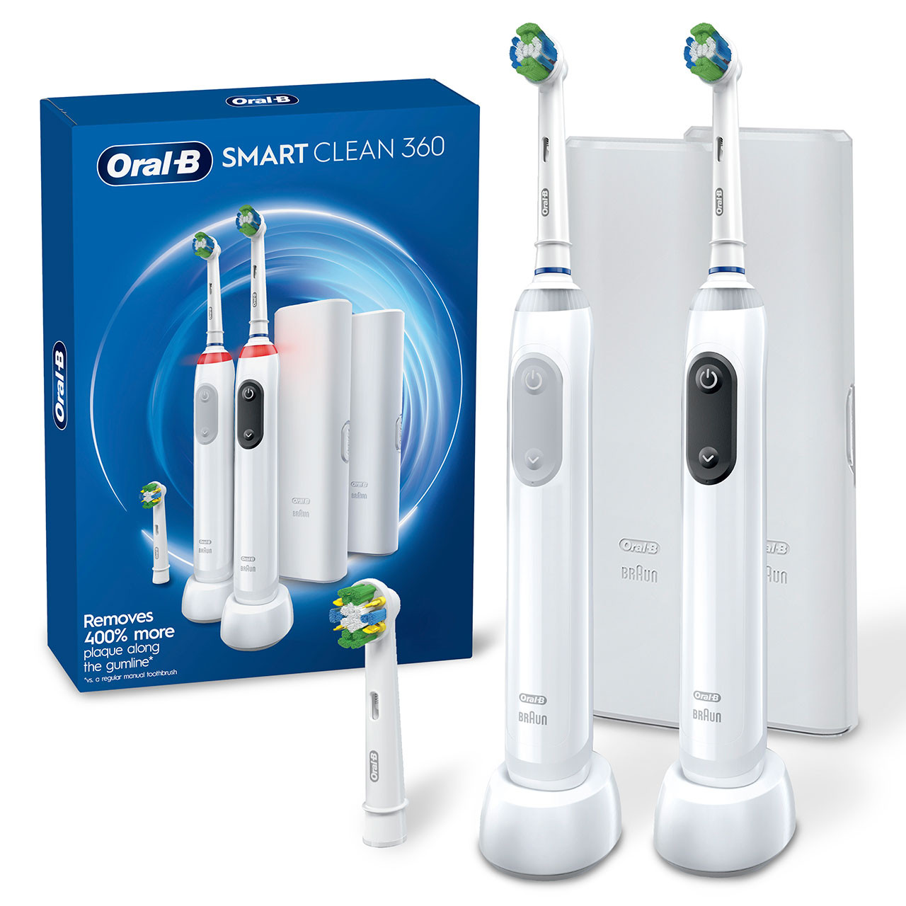 Oral-B Smart Clean 360 Rechargeable Smart-serie Hvide | DK_OB91450