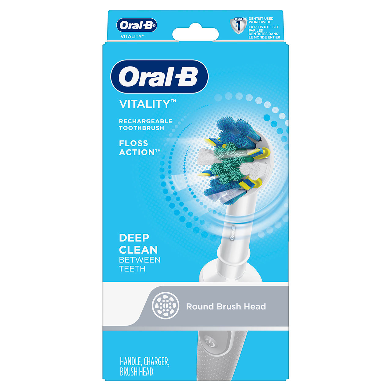 Oral-B Vitality Floss Action Pro-serien Hvide | DK_OB47789