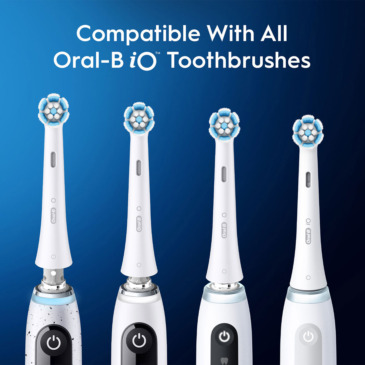 Oral-B iO Gentle Care iO Børstehoveder Hvide | DK_OB84935