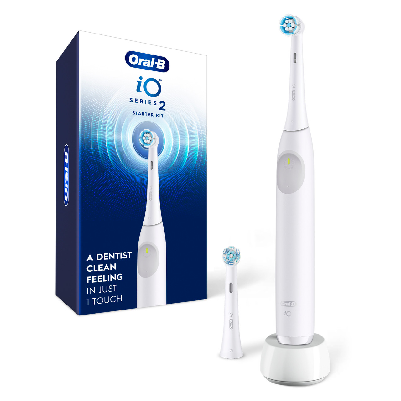 Oral-B iO Series 2 Rechargeable iO-serien Hvide | DK_OB84699