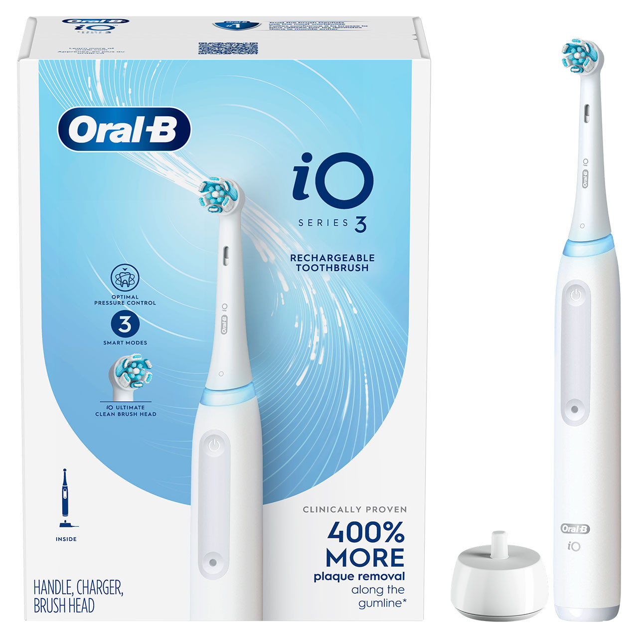 Oral-B iO Series 3 iO-serien Hvide | DK_OB74131