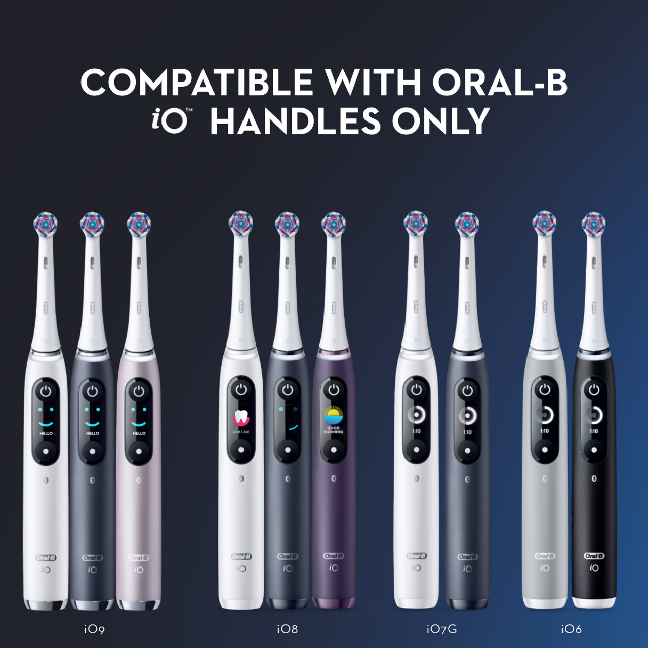 Oral-B iO Whitening Care iO Børstehoveder Hvide | DK_OB86550