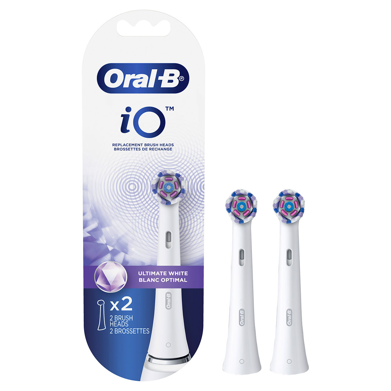 Oral-B iO Whitening Care iO Børstehoveder Hvide | DK_OB86550